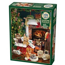 Cobble Hill Jigsaw Puzzle: Christmas Kittens
